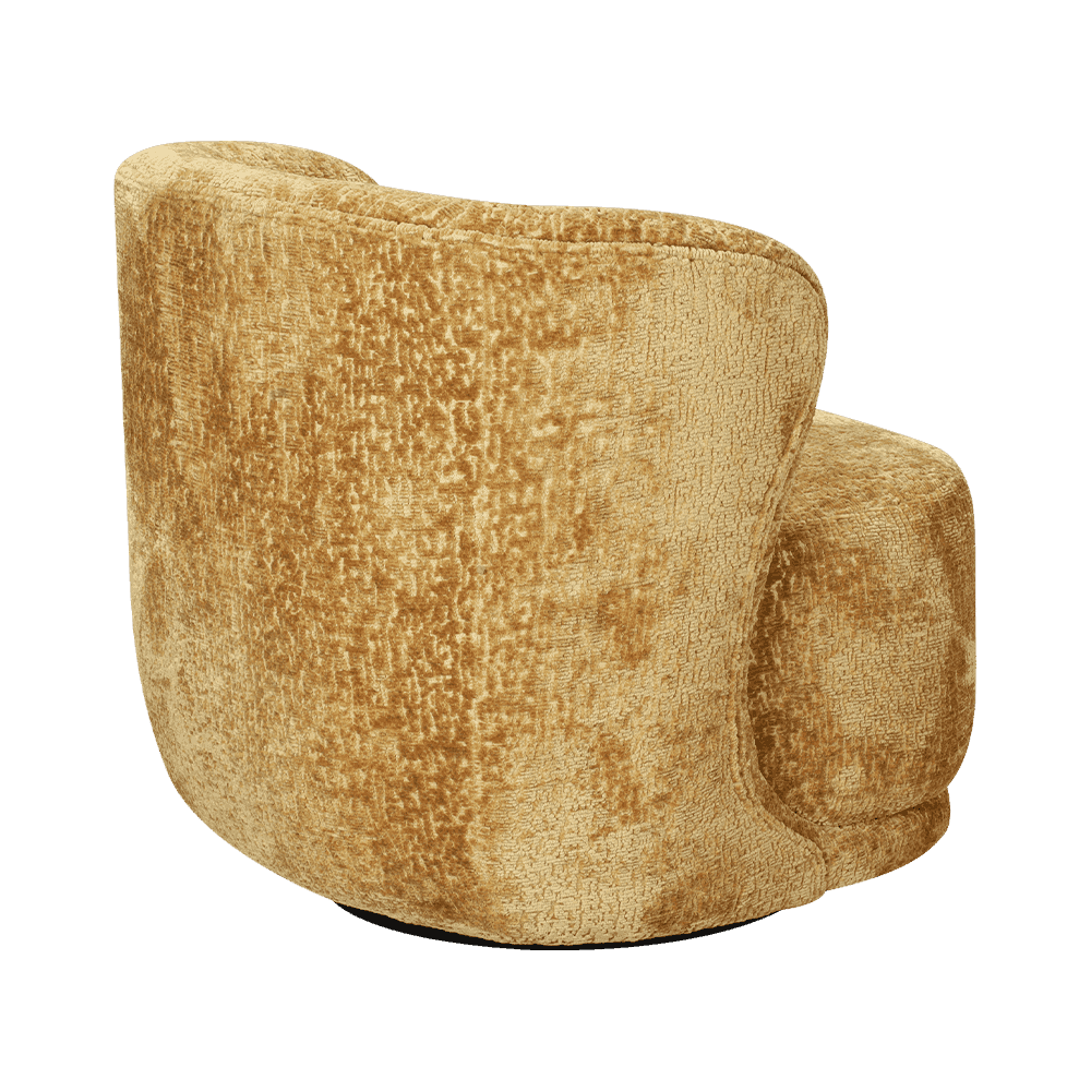 Furry w pełni tapicerowane krzesło salonowe