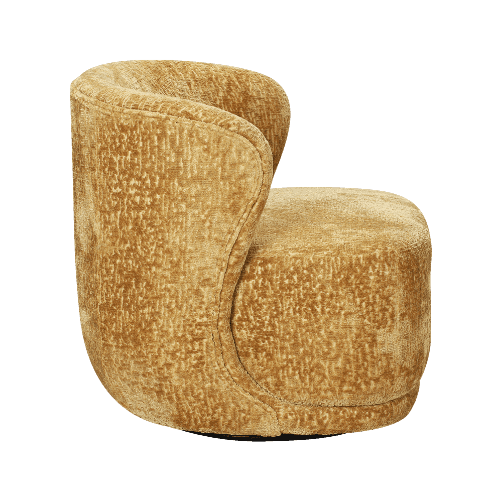 Furry w pełni tapicerowane krzesło salonowe