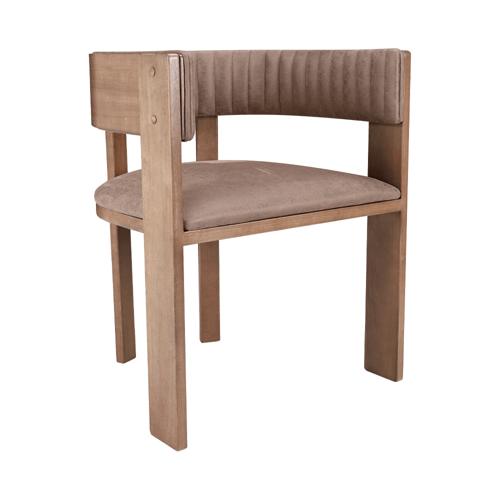 Tapicerowane zabytkowe krzesło z litego drewna