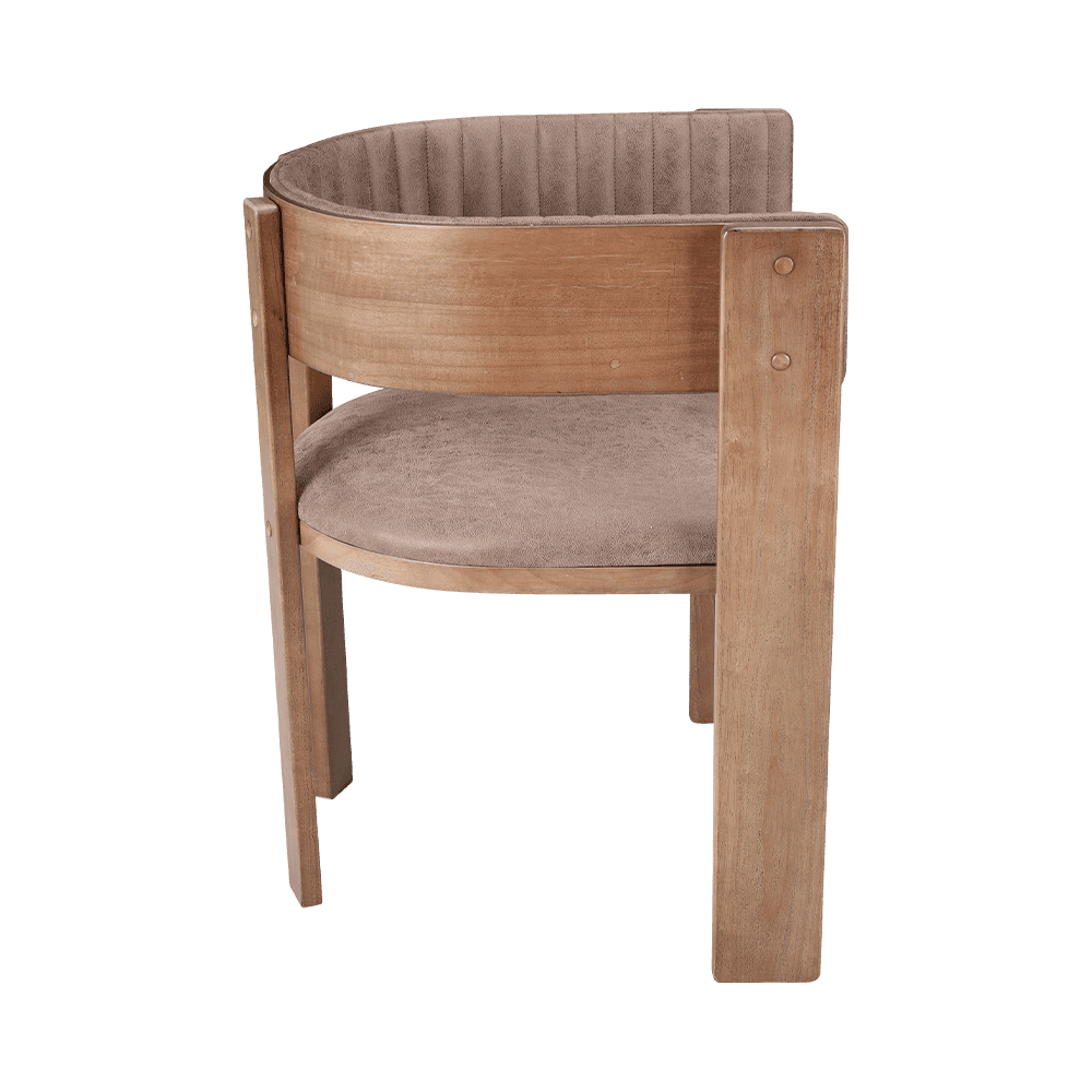 Tapicerowane zabytkowe krzesło z litego drewna