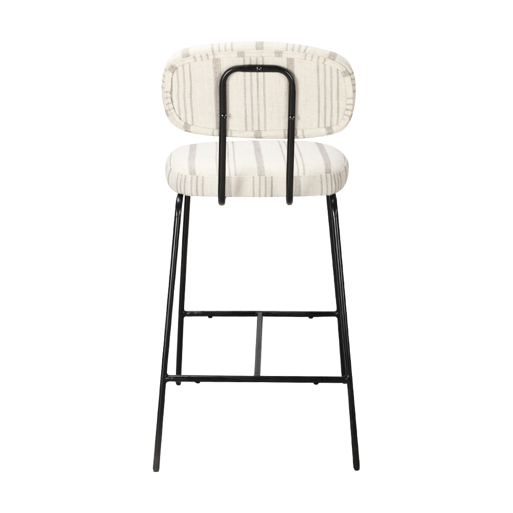 Metalowa noga tapicerowana krzesło do jadalni z plecami