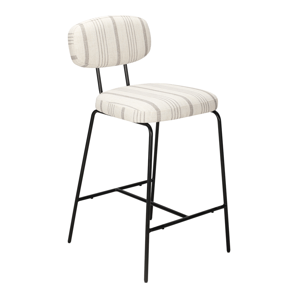 Metalowa noga tapicerowana krzesło do jadalni z plecami