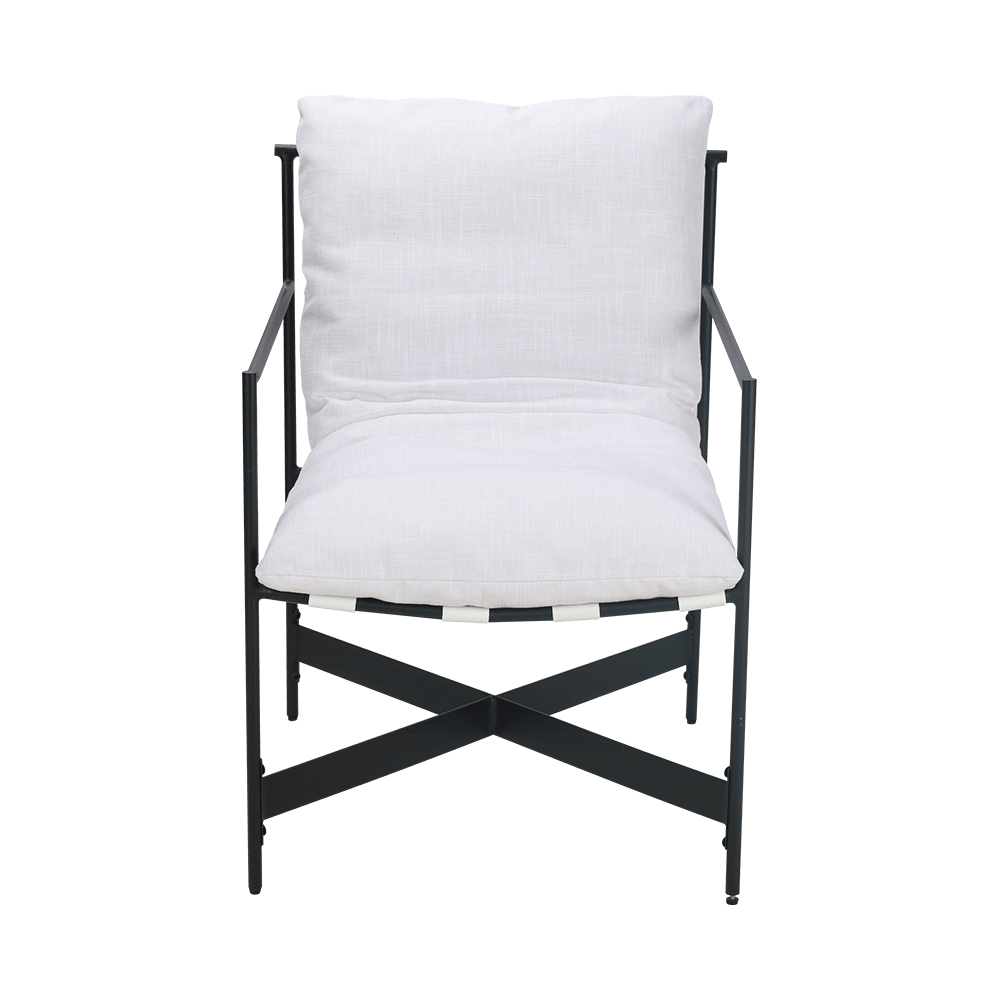 Biała tkanina gumowa krzesło jadalne