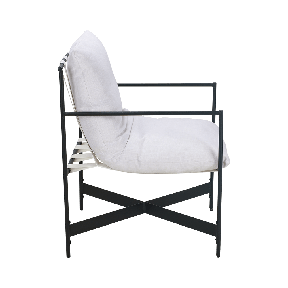 Biała tkanina gumowa krzesło jadalne