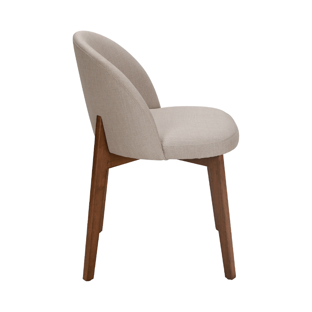 Bez ramienia krzesła z litego drewna