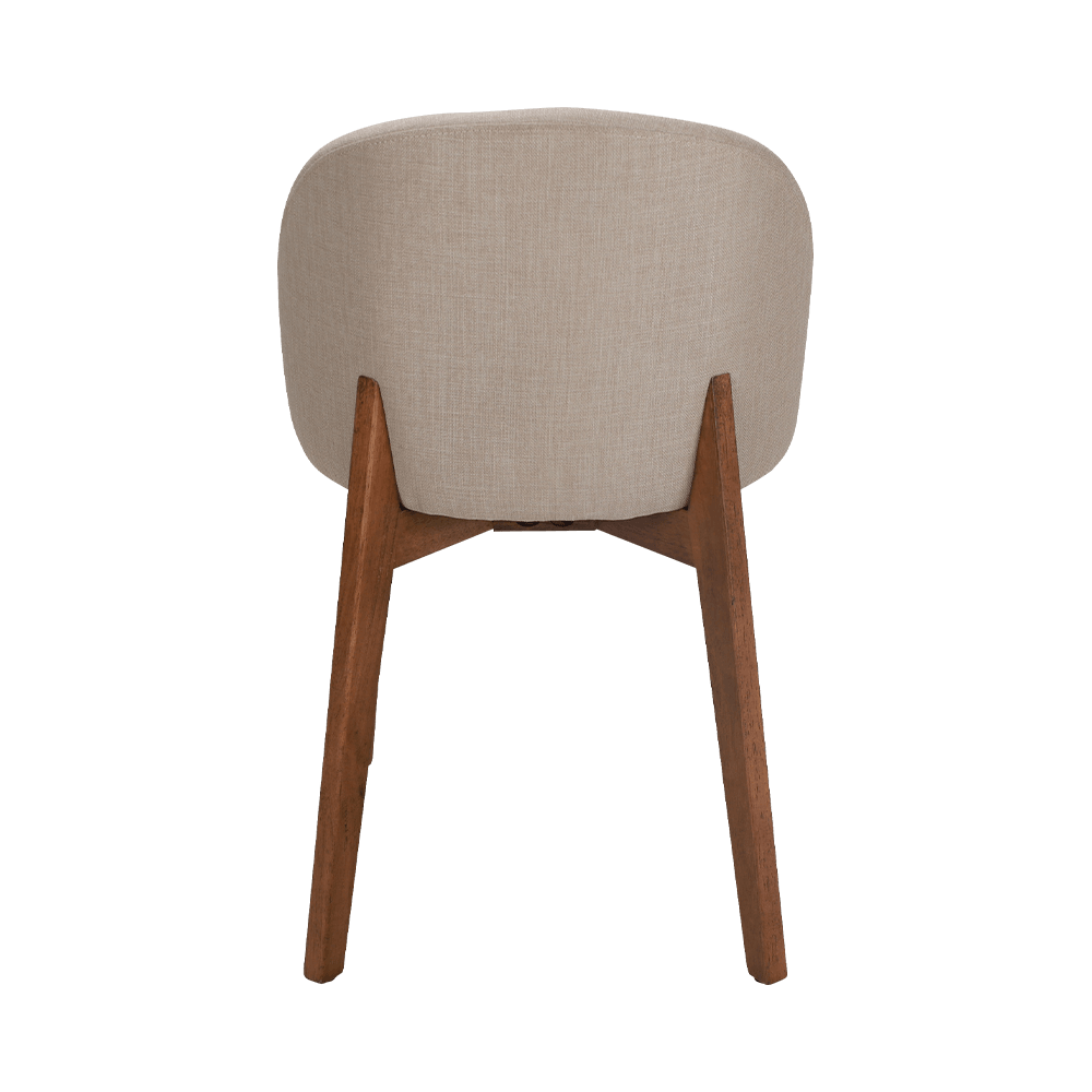 Bez ramienia krzesła z litego drewna