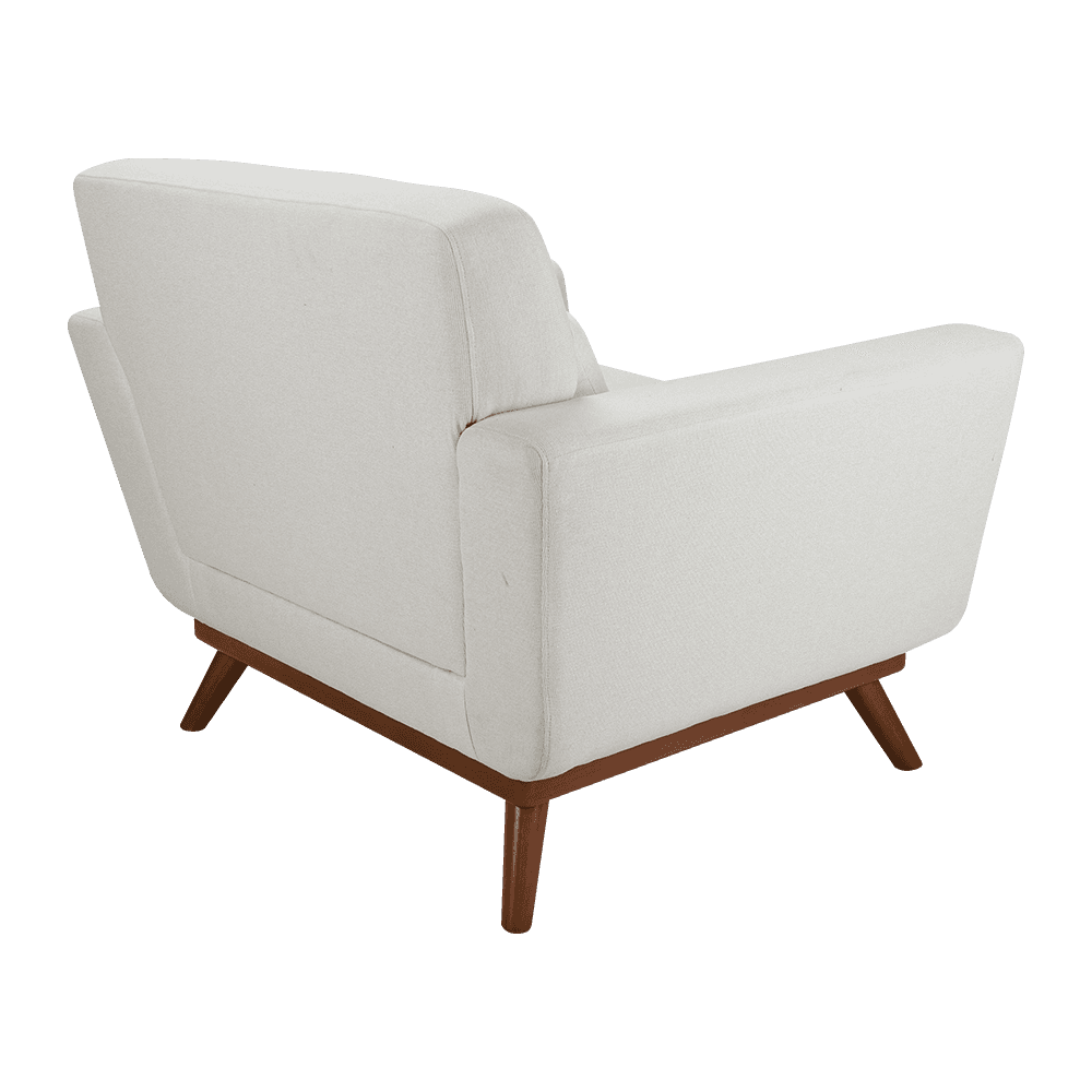 Sofa pojedyncza sofa do tkaniny z drewna