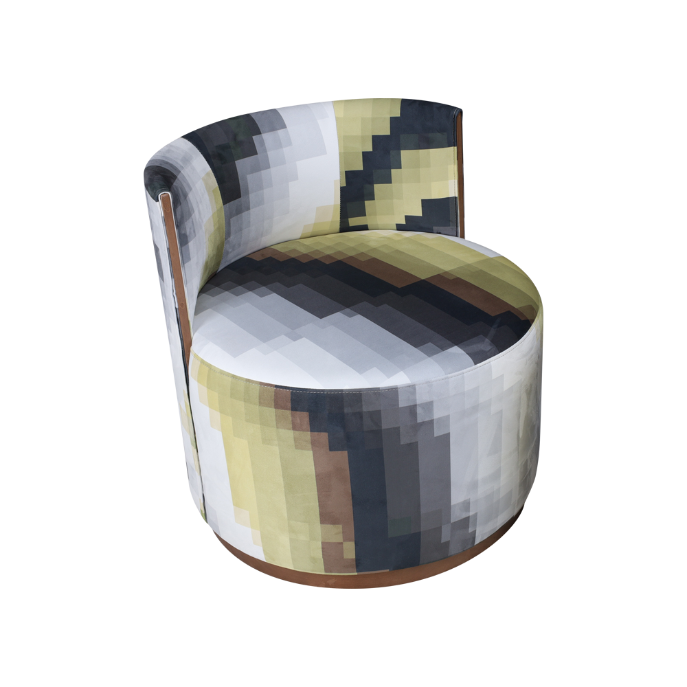 Okrągłe fotela bez arm