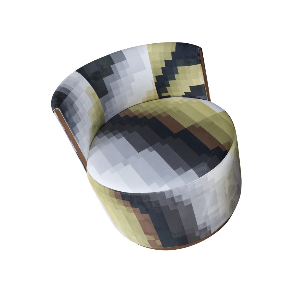 Okrągłe fotela bez arm